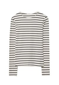 BASIC STRIPED  - Pitkähihainen paita - white