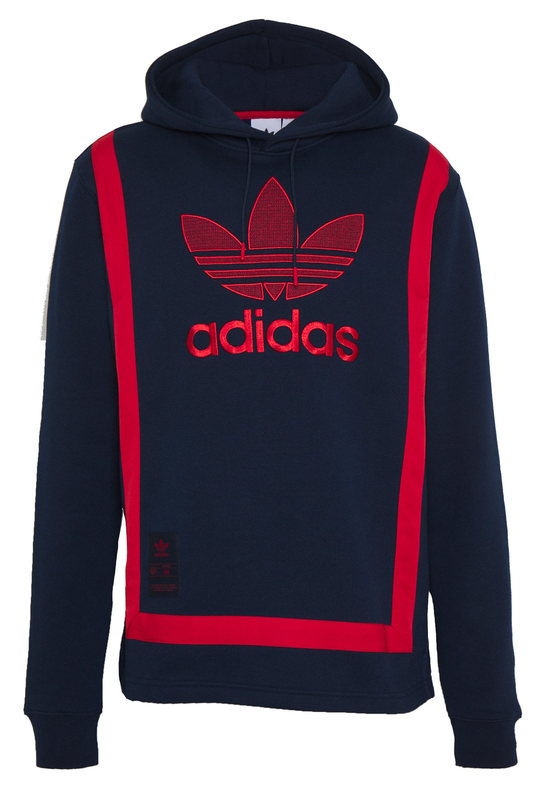 adidas Originals WARMUP HOODY Kapuzenpullover conavy adidas Originals WARMUP HOODY Kapuzenpullover black