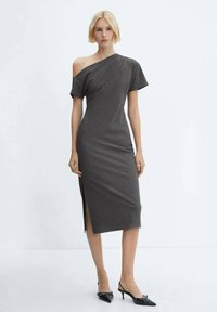 Mango Rochie de zi - mottled grey