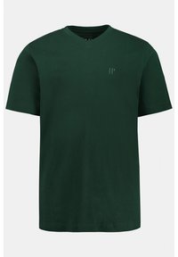 JP1880 T-SHIRT 2ER PACK V-AUSSCHNIT HALBARM  - T-shirt basique - vert foncé, noir