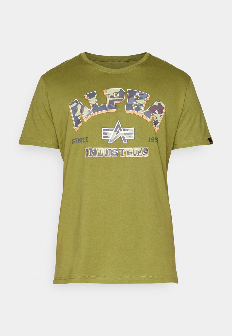 alpha industries T-shirt print groen