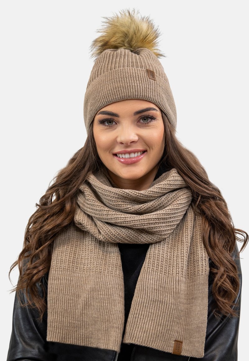 Vivisence SET - Bufanda - beige
