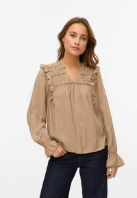Vero Moda VMELSIE - Blus - silver mink