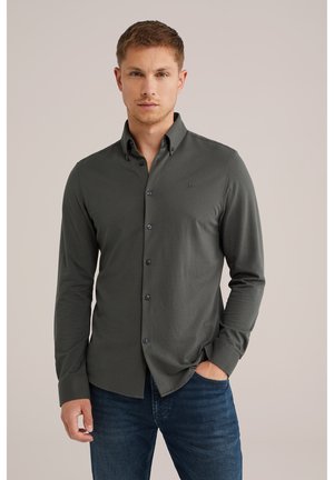 WE Fashion THE KNITTED - Overhemd - army green