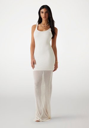 LANGES BODYCON - Jumper dress - weiß