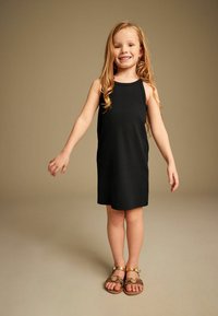 Next - RACER REGULAR FIT - Vestido de punto - black Imagen en miniatura 1