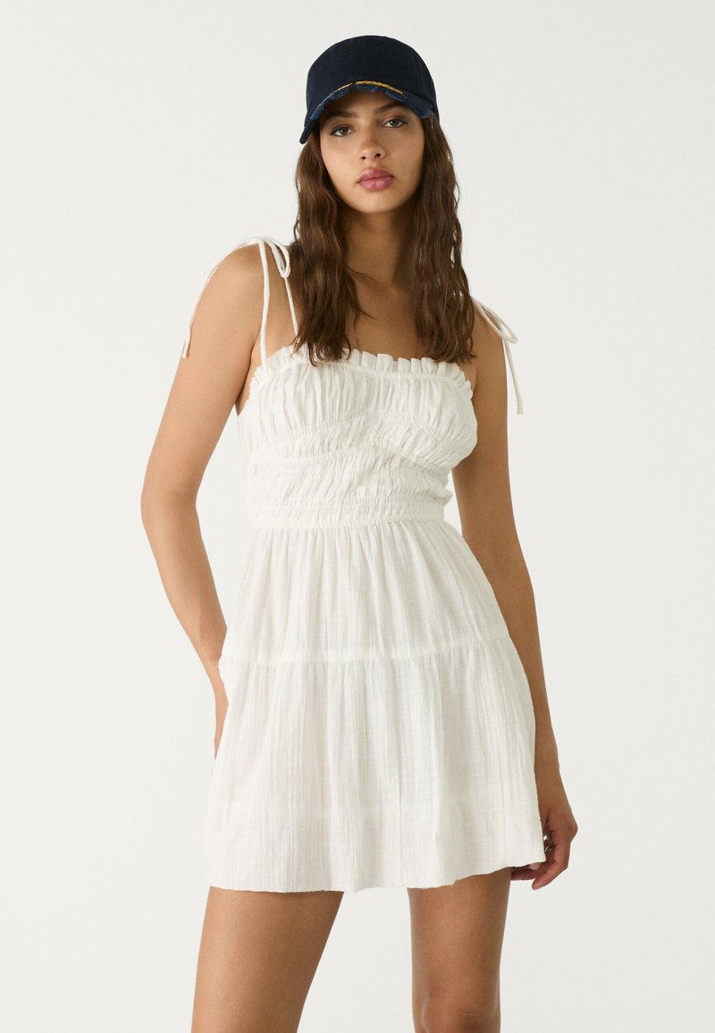 Stradivarius - Robe de jour - beige, Agrandir