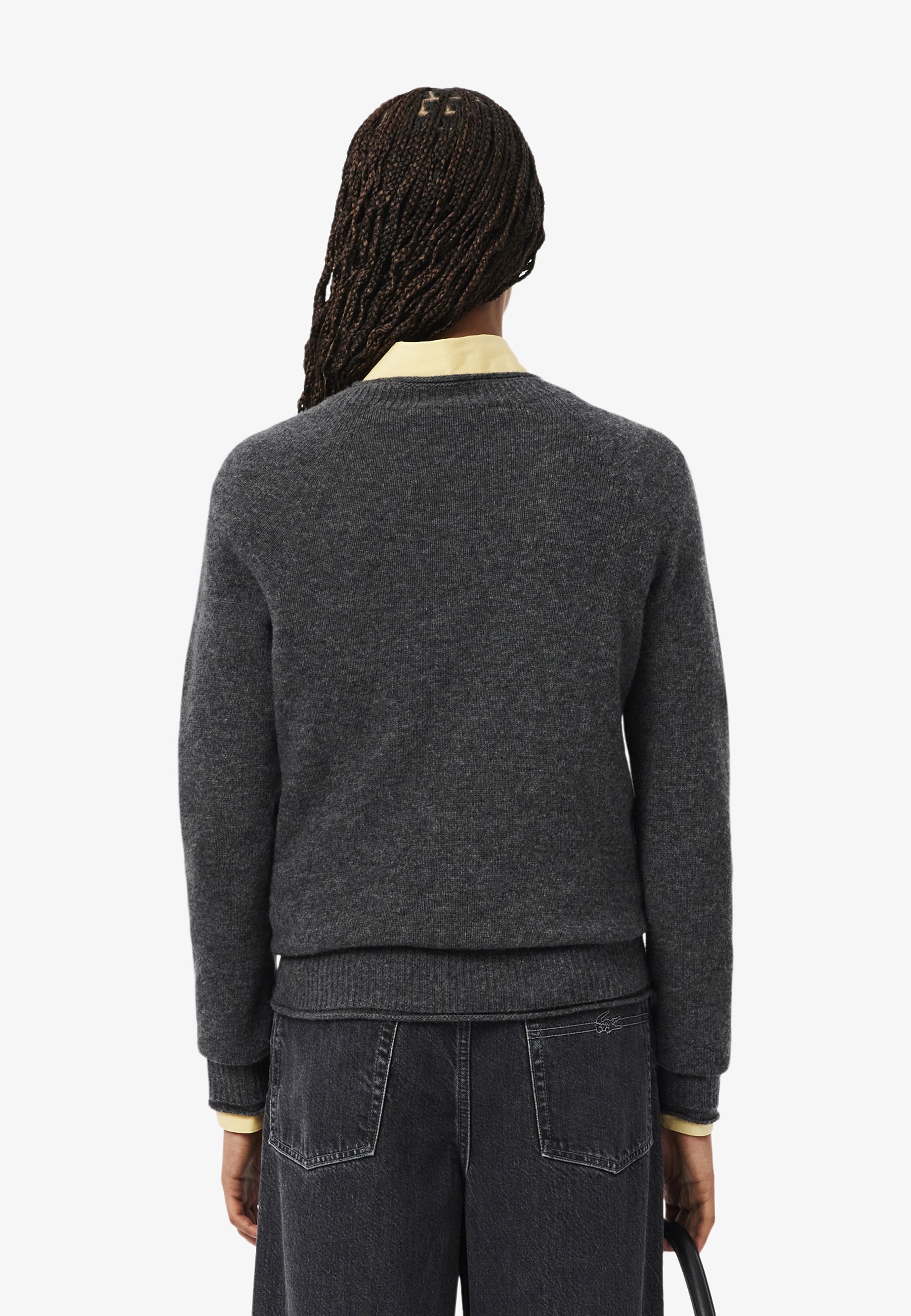 Lacoste Strickpullover - gris chiné/grau - Zalando