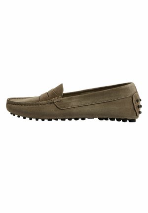 ASHLEY LEO - Mocasines - taupe suede