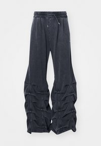 SMOCKED TRACK PANT UNISEX - Pantalon de survêtement - black