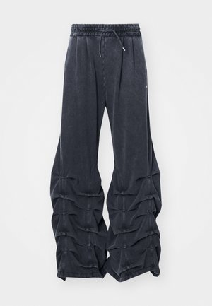 AVAVAV SMOCKED TRACK PANT UNISEX - Pantaloni sportivi - black