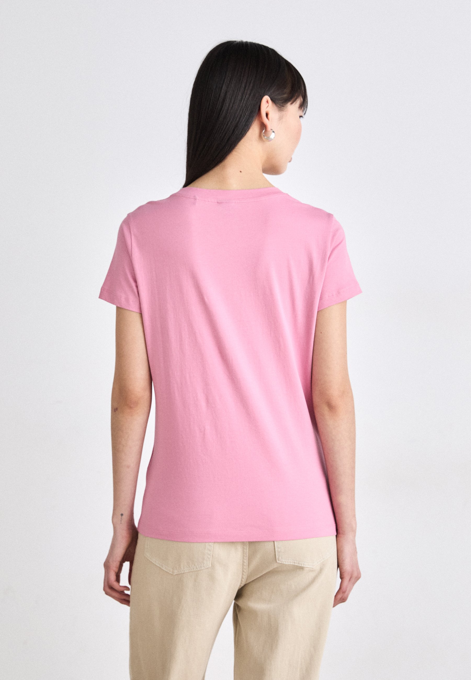 売れ筋商品|||ボス Tシャツ レディース トップス ESOGO CRYSTAL - Print T-shirt - open purple BOSS ESOGO CRYSTAL - Print T-shirt - open purple/pink - Zalando