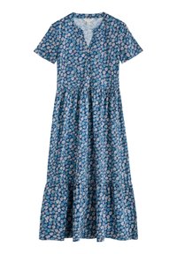 Unselected, teal screenprint daisy marine