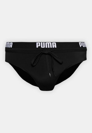 Puma LOGO SWIM BRIEF - Swimming briefs - black