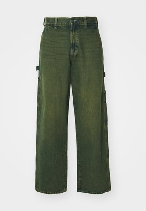 Dickies PAINTER - Loose Jeans - green tone fade