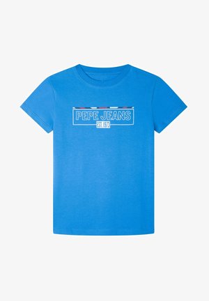 CASTIEL - Print T-shirt - blue