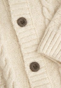 Coccodrillo SWETER ROZPINANY beżowy