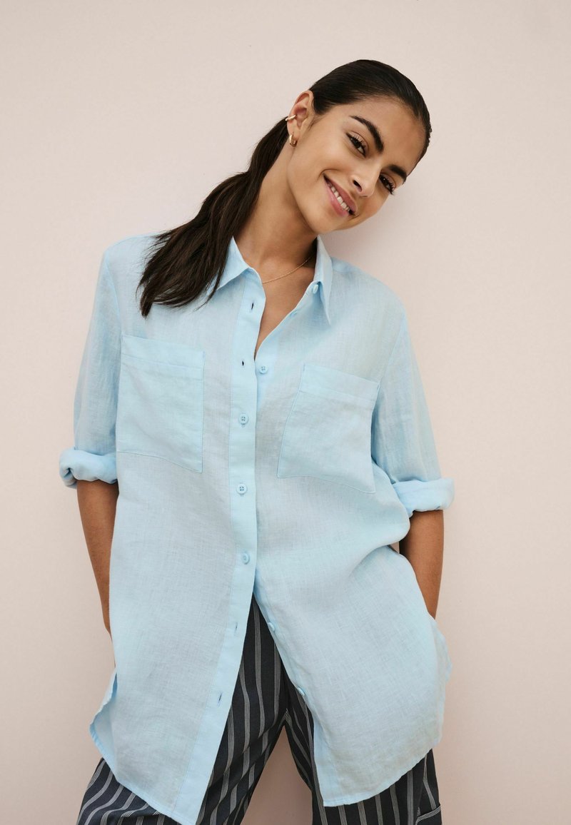 Next REGULAR FIT - Blus - light blue