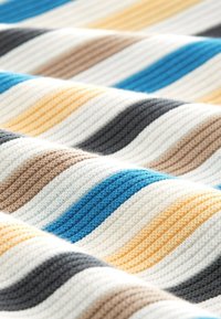 TOM TAILOR NEW OTTOMAN - Svetr - blue multicolor stripe