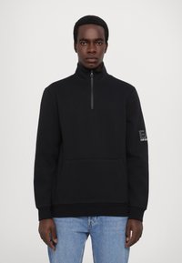 EA7 Emporio Armani FELPA UNISEX - Sudadera - black