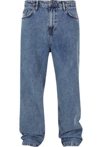 SMALL SIGNATURE GY FIVE POCKET DENIM - Jean droit - vintage indigo