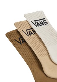 Vans 3 PACK CLASSIC CREW 6.5-10 - Calze - turtledove