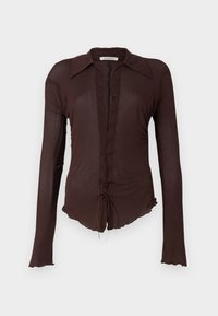 LACED SHIRT - Pluus - ganache
