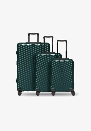 ESSENTIALS SET 3-TEILIG - Trolley - metallic green shiny