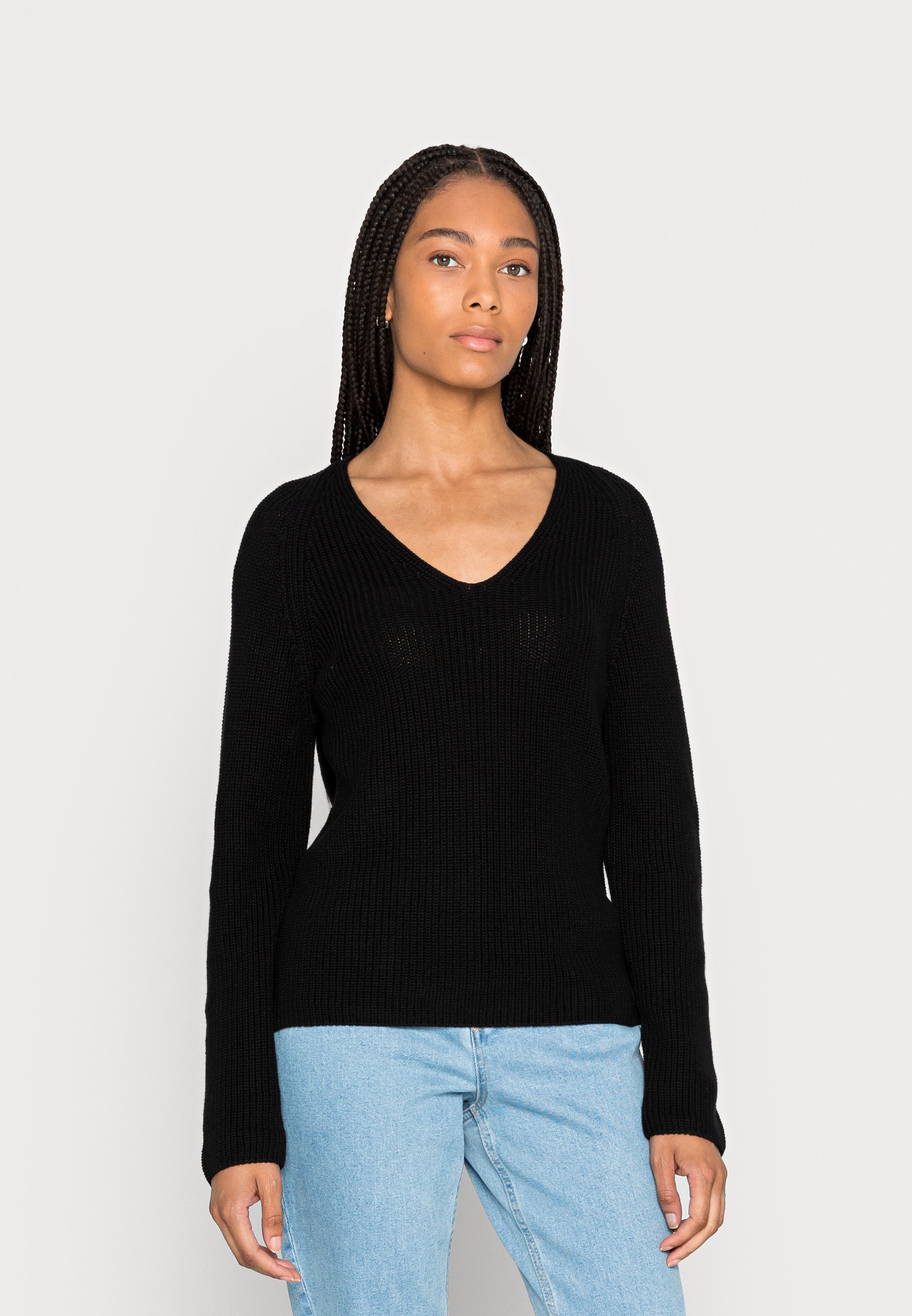 Marc O'Polo LONGSLEEVE V NECK STICH 