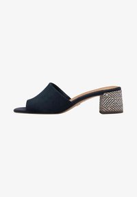 Unselected, navy suede