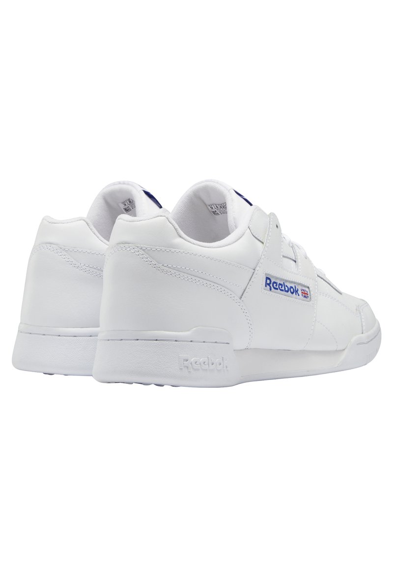 Creta educar Almuerzo Reebok Classic WORKOUT PLUS - Zapatillas - ftwr white/ftwr white/classic  cobalt/blanco - Zalando.es