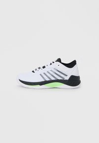 HYPERCOURT SUPREME 2 - Clay court tennissko - white/black/soft neon green