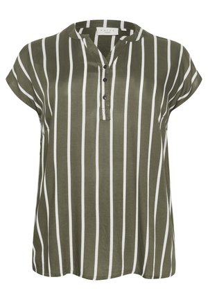 Kaffe Curve KCSIDA - Pluus - grape leaf chalk stripe