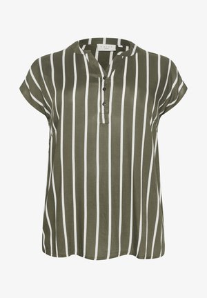 Kaffe Curve KCSIDA - Bluză - grape leaf chalk stripe