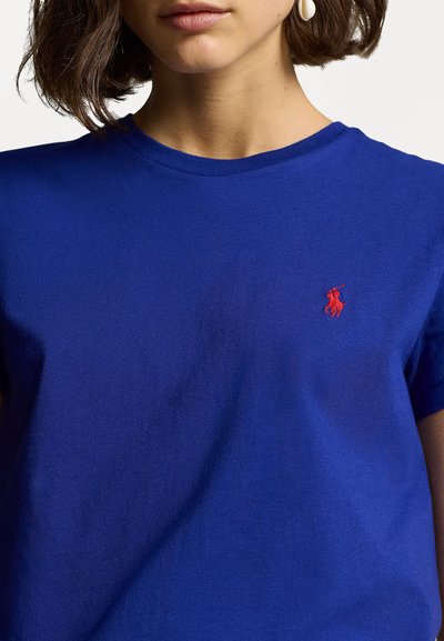 Polo Ralph Lauren COTTON JERSEY CREWNECK T SHIRT - T-shirt basique - sporting royal
