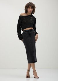 Calliope TRAFORATA  - Strickpullover - nero