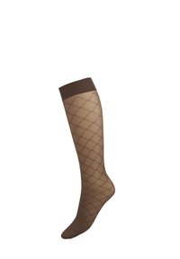 Wolford SHEER PATTERN - Calzettoni - umber