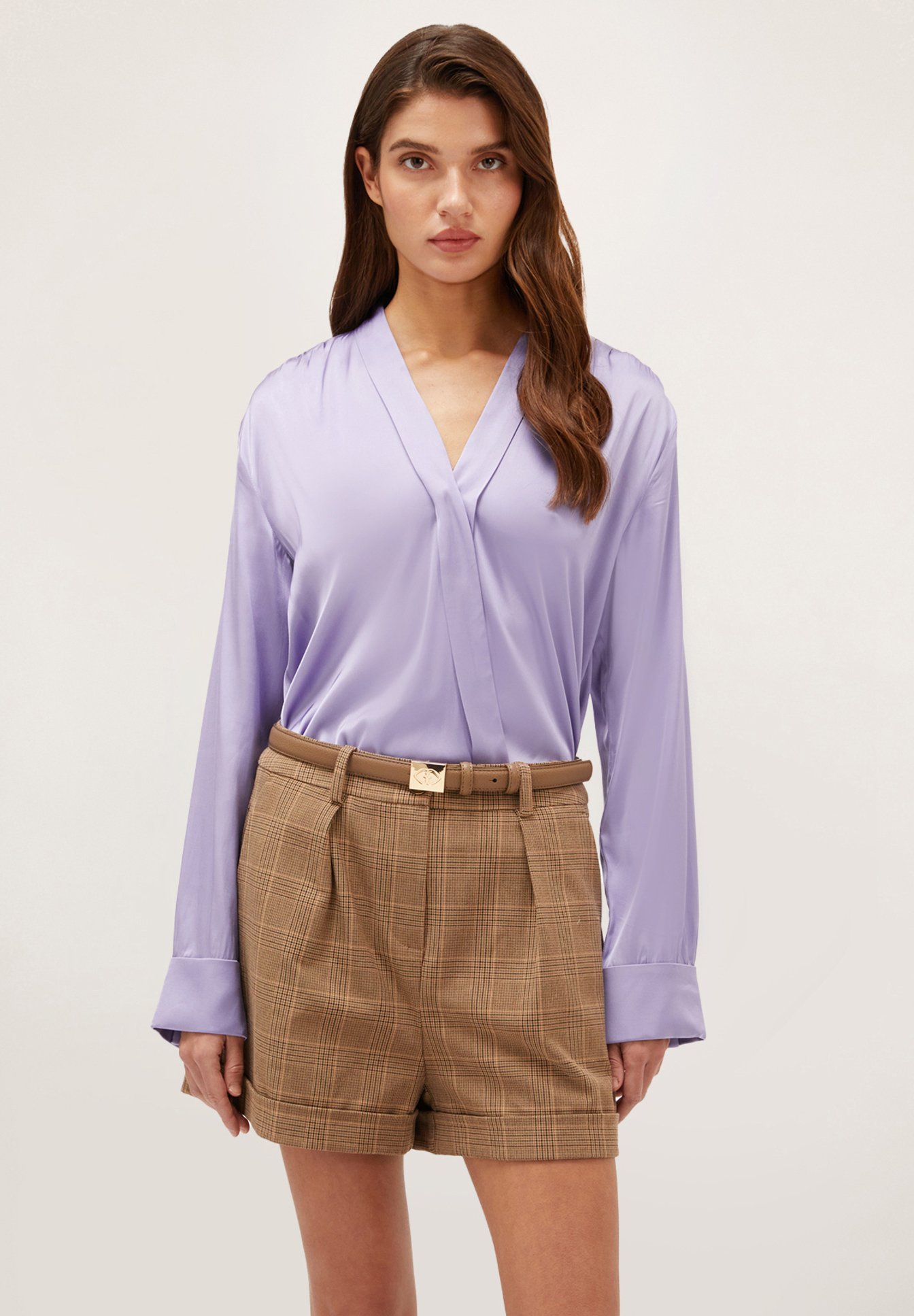 Rinascimento Camicia - lilla viola/lilla