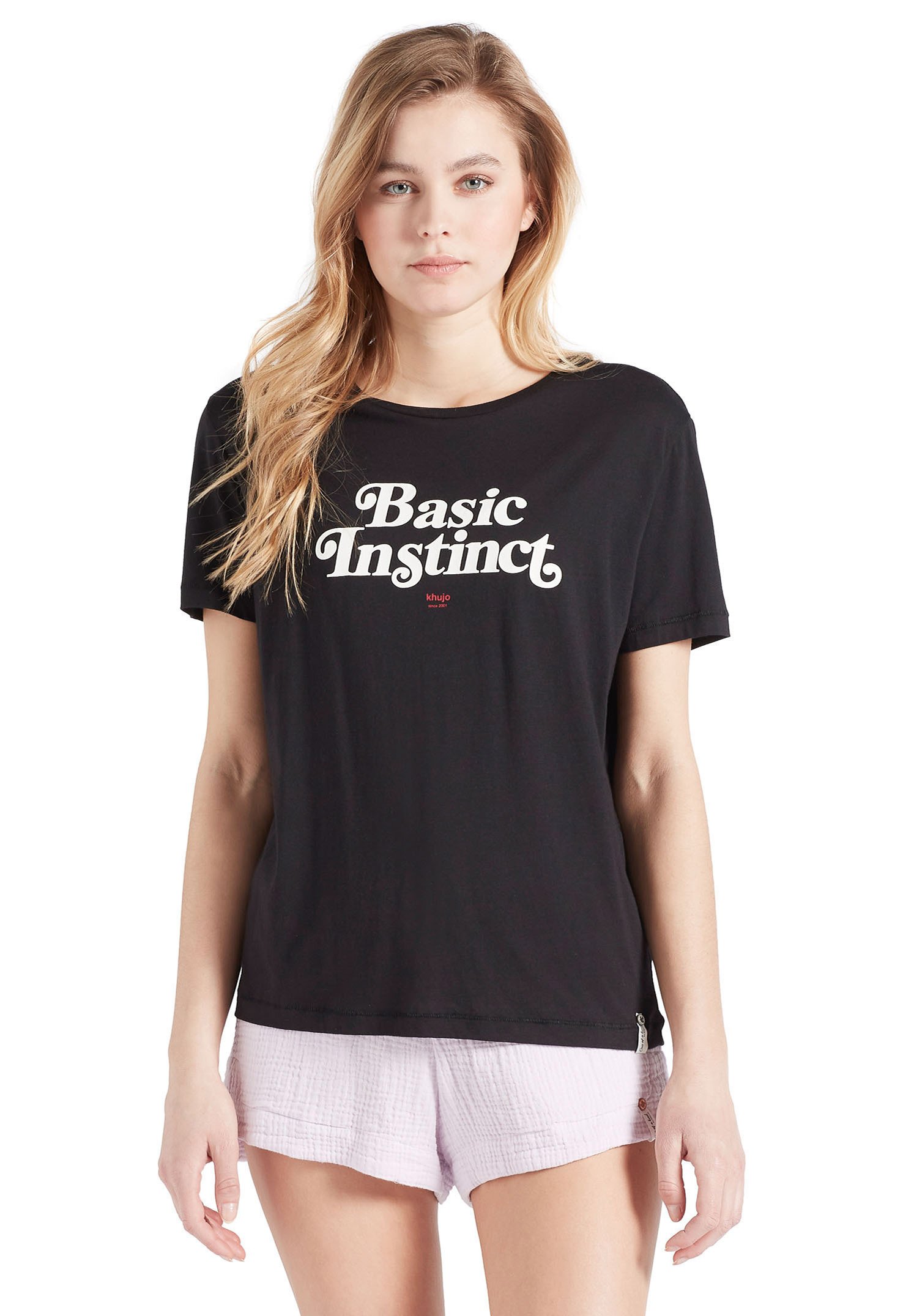 Khujo Banani Instinct T Shirt Print Schwarz Zalando De