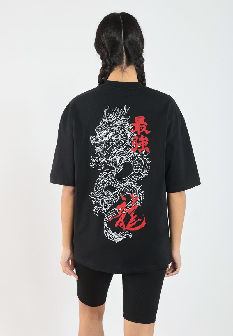 Tribal T-Shirts - T-shirt Donna In Cotone 100%, Colletto Crew, Nero, Taglia 38, Con Stampa Serigrafica Di Scarpe Da Ballo