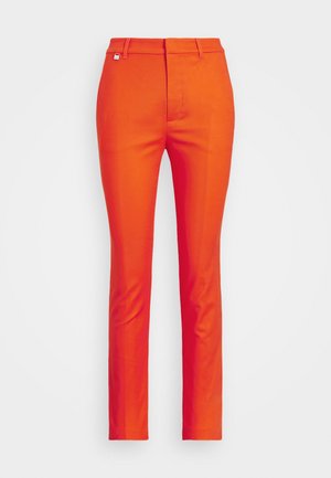Lauren Ralph Lauren DOUBLE FACED STRETCH COTTON TROUSER - Trousers - orange