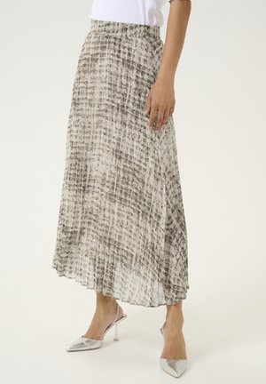 KATRINIKE - A-linjainen hame - grey texture check