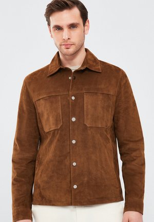 Chaqueta de cuero - brown