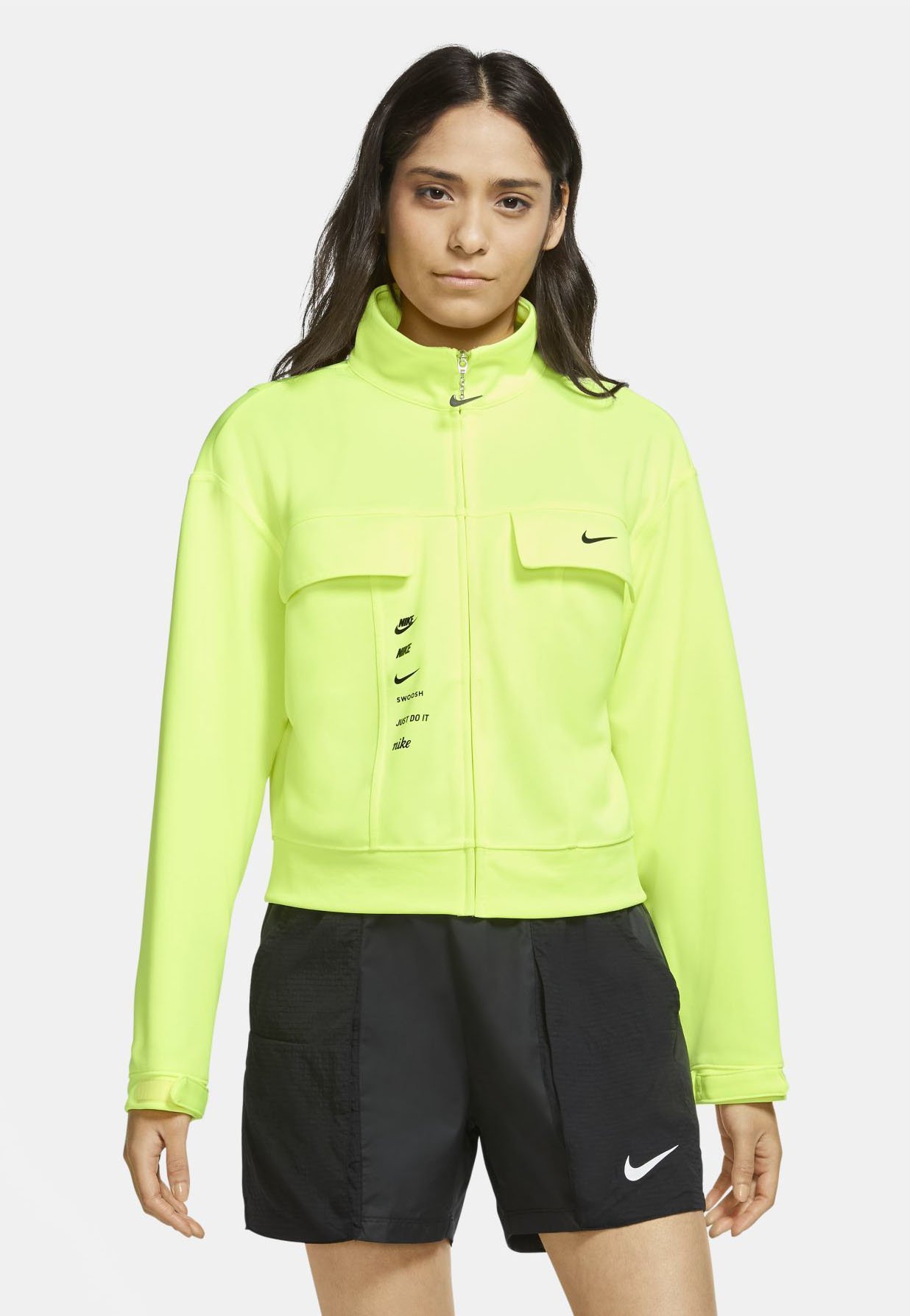 Nike Sportswear Trainingsjacke pink glowpink foamblack Nike Sportswear Trainingsjacke pink foamblackpink