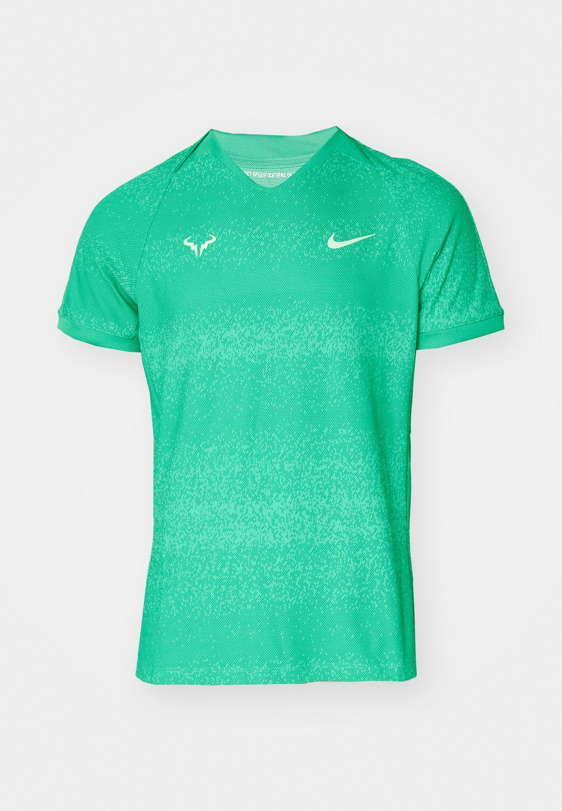 Nike Rafa テニスウェア ライムグリーン Nike Rafa Men's Tennis T-Shirt - Stadium Green/Vapor Green