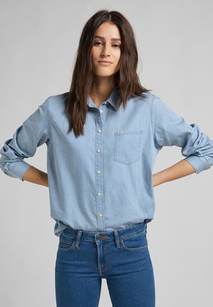 ONE POCKET - Overhemdblouse - piscine