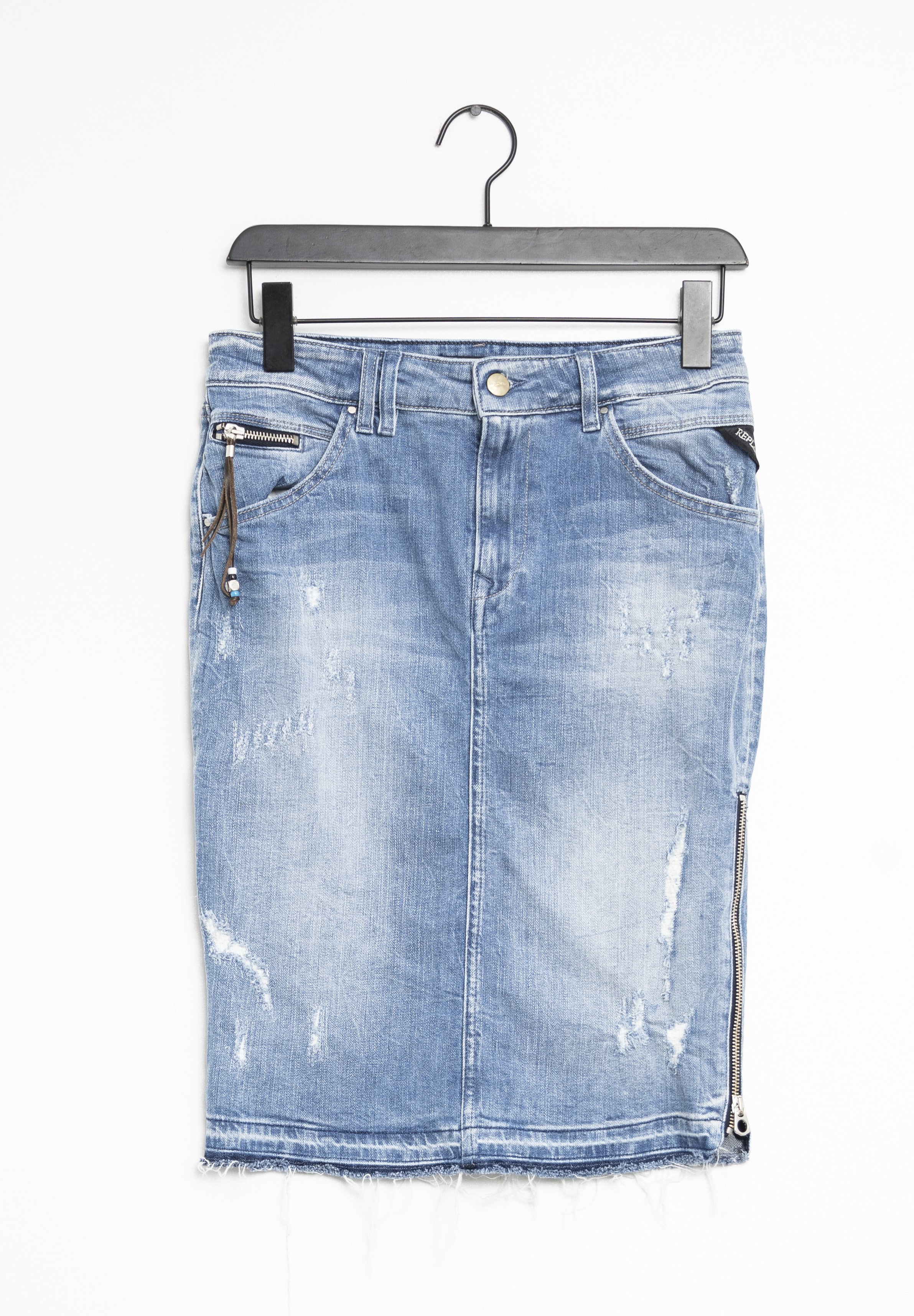 Replay Pencil skirt - blue - (Pre-owned 
