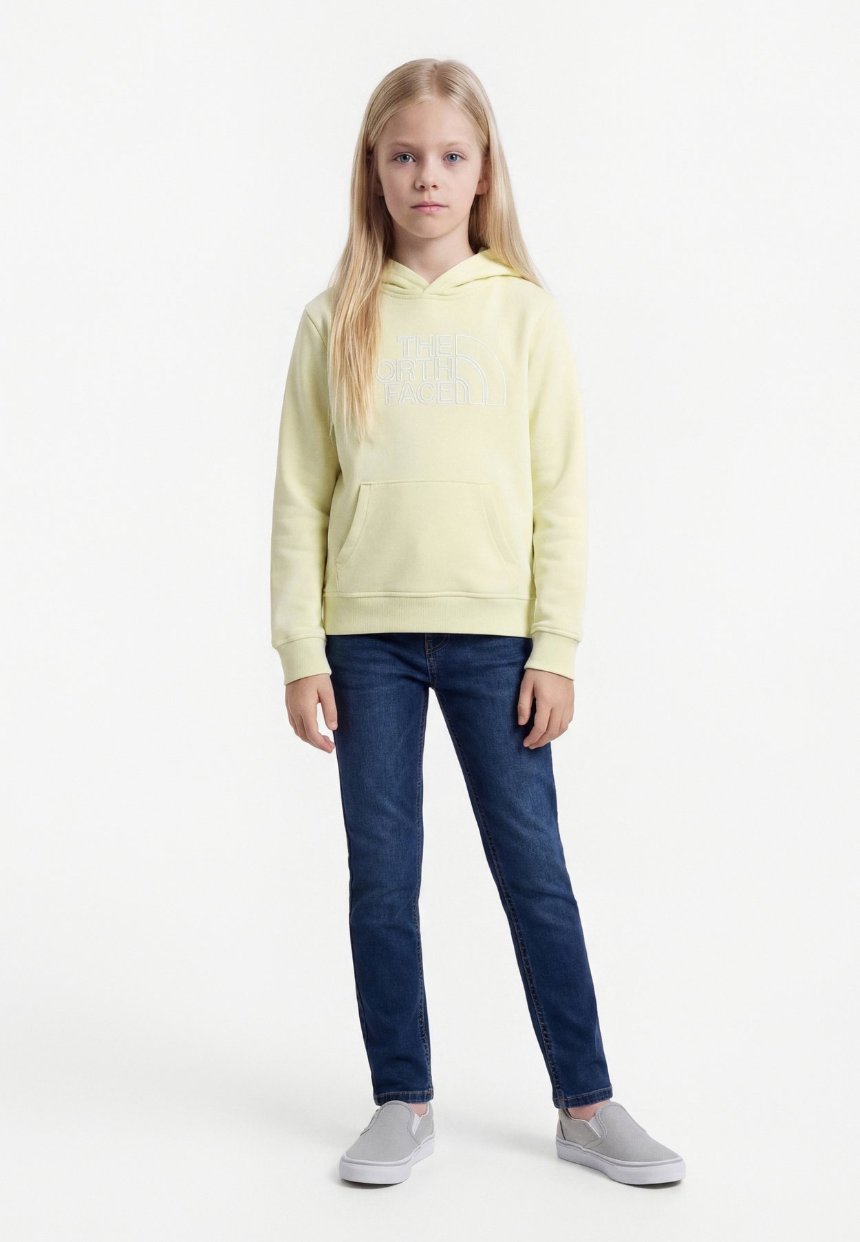 The North Face DREW PEAK LIGHT HOODIE UNISEX - Jersey con capucha - lemon mist