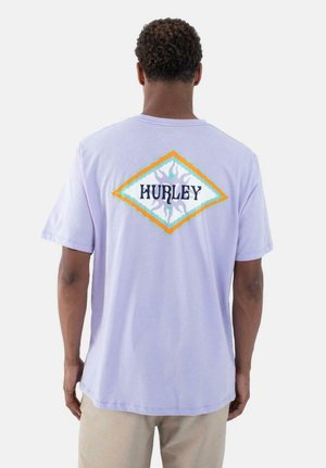 Playera Hurley Hombre Huley Camiseta De Manga Cota Palm Wold