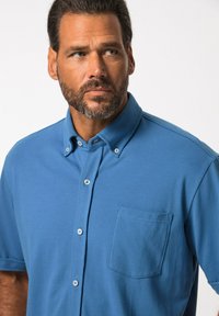 JP1880 SHORT SLEEVE, BUTTON-DOWN COLLAR - Camicia - steel blue